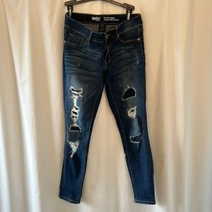 Mossimo Mid-Rise Distressed Jeggings